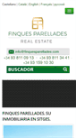 Mobile Screenshot of finquesparellades.com